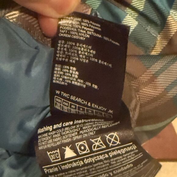 Burton the White Collection Plaid Snowboard Jacket size large - Picture 7 of 10